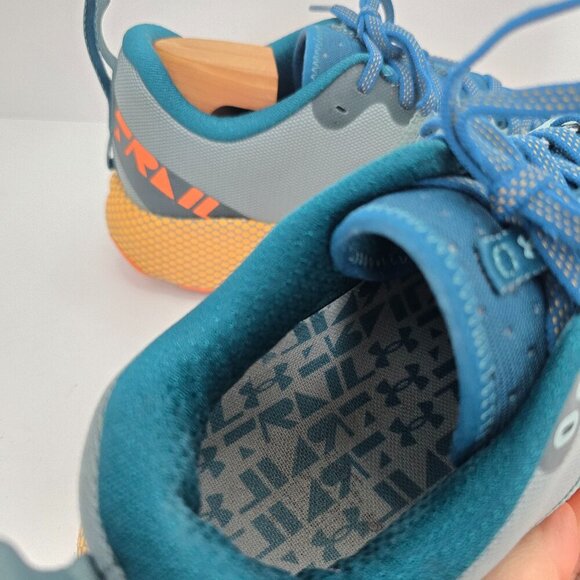 Under Armour | HOVR Ridge teal Gorpcore Vibram sole sneakers | MENS 9.5 - Picture 3 of 8